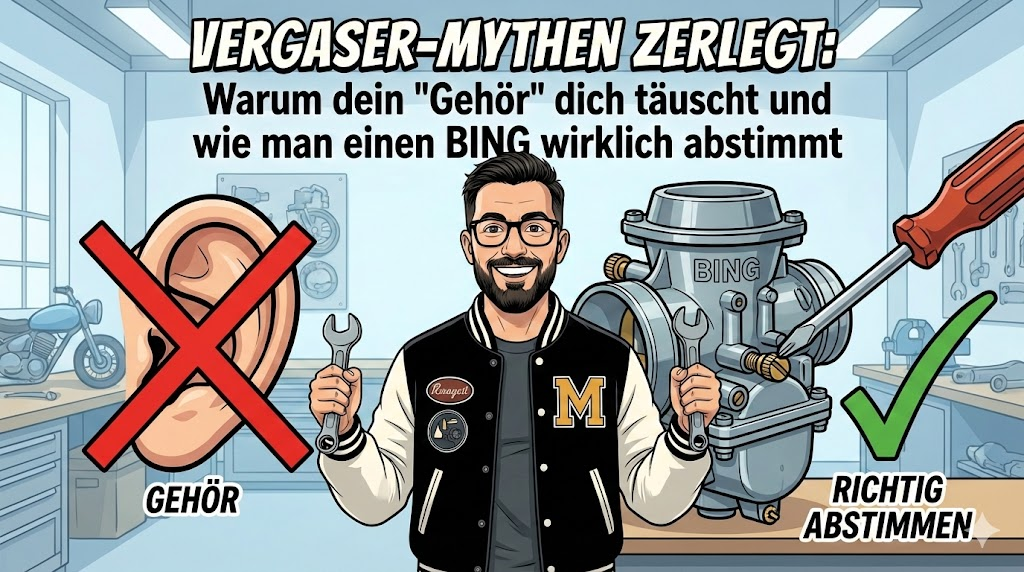 Vergaser-Mythen zerlegt: Warum dein „Gehör“ dich täuscht und wie man einen BING wirklich abstimmt